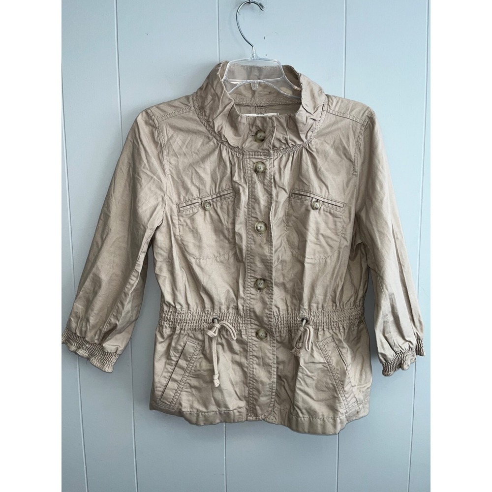 Ann Taylor LOFT Khaki Women's Jacket Size Medium